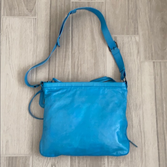 ❌SOLD❌BALENCIAGA BLU CROSSBODY SHOULDER BAG - Picture 5 of 8